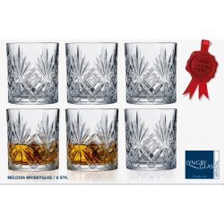 Lyngby Glas Krystal Melodia Whiskyglas, 6 stk.31cl