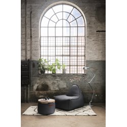 RETROit Canvas sækkestol uden håndtag, Brun/Orange