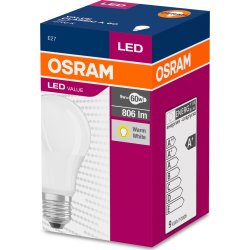 Osram Value LED Standardpære E27, 9,5W=60W-