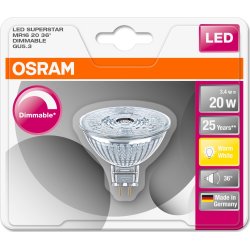 Osram LED Spotpære GU5.3, 3W = 20 W, dæmpbar