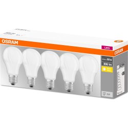Osram LED Standardpære E27, 8,5W=60W 5-pak