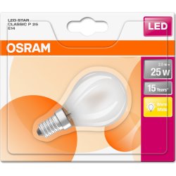 Osram Retro LED Kronepære mat E14, 3W=25W