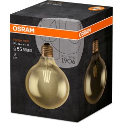 Osram Vintage 1906 LED, E27, 7W=51W