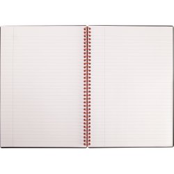 Oxford Black n'Red Spiralbog | A4 | Linjeret