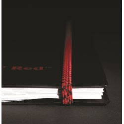 Oxford Black n'Red Notesbog A4, kvadreret