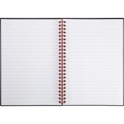 Oxford Black n'Red Spiralbog | A5 | Linjeret