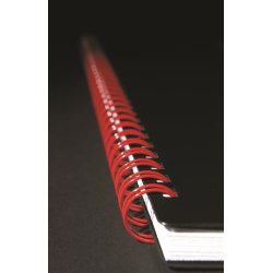 Oxford Black n'Red Spiralbog | A5 | Linjeret