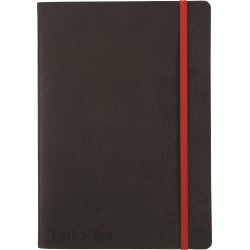 Oxford Black n'Red Soft Notesbog | A5 | Linjeret
