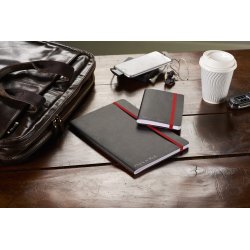 Oxford Black n'Red Soft Notesbog | A5 | Linjeret