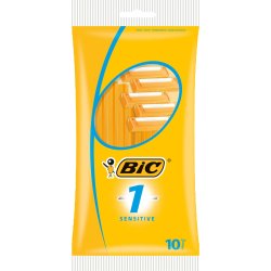 Bic 1 Sensitive Barbarskraber, 10 stk.