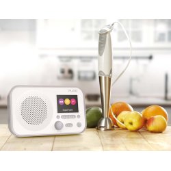 PURE Radio Elan E3 med FM/DAB/DAB, grå