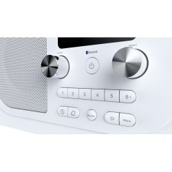 Pure Radio Evoke H4 Bluetooth m. FM/DAB/DAB+, hvid