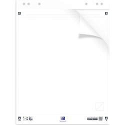 Oxford SC Flipoverpapir, blank, 65x80cm, 20ark