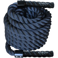 TITAN LIFE Gym rope, sort, 12m