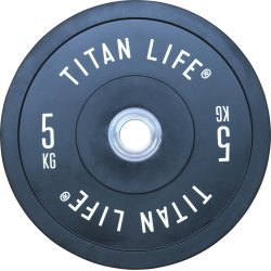 TITAN LIFE Elite bumper plate, 5 kg