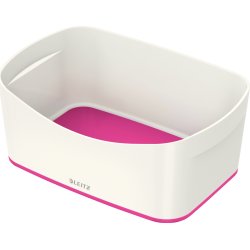 Leitz MyBox Opbevaringsbakke, hvid/pink