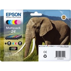 Epson T2428 Claria HD bläckpatroner med larm, fler