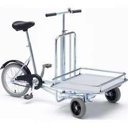 Lagercykel med flak