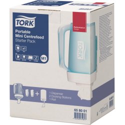 Tork M1 Startpakke Dispenser & aftørringspapir