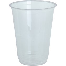 Komposterbart Drikkebæger, klar, PLA, 200 ml