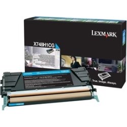 Lasertoner Lexmark X748 Prebate Cyan 10 000 sidor