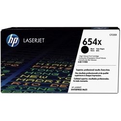 HP Color laserjet 654X lasertoner, sort, 20500s
