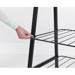 Brabantia Linn Tøjstativ, smal, sort
