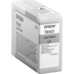 Bläckpatron Epson T8507 Ljussvart 80 ml