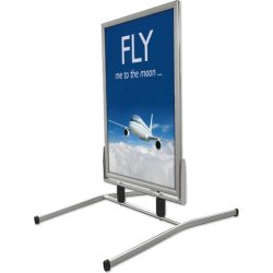 Gatuskylt Wind-Line Lux, 50x70cm, Alu/Silver