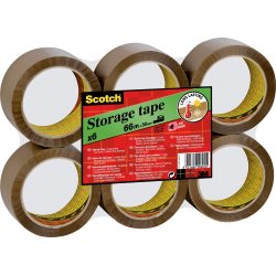 3M Scotch Pakketape LN | PP | 50mm x 66m | Brun