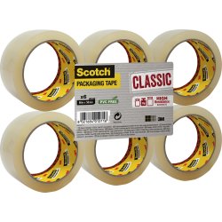 3M Scotch Pakketape | PP | 50mm x 66m | Klar
