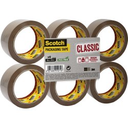 3M Scotch Pakketape | PP | 50mm x 66m | Brun