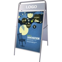 Gatuskylt Expo Sign, 50x70cm, Silver
