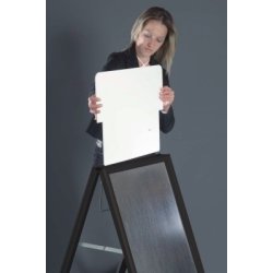 Gadeskilt "Alu-Line Standard", A1, Sort