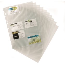 Durable Visifix Visitkortlommer | A4 | 10 stk.