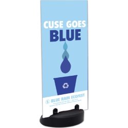 Gatuskylt Panel Waterbase, 60 cm, Svart