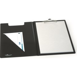 Durable Clipboard | A4 | Med omslag | Sort