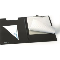 Durable Clipboard | A4 | Med omslag | Sort