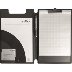 Durable Clipboard | A4+ | Med omslag | Sort