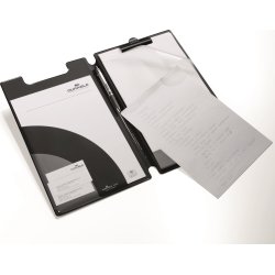 Durable Clipboard | A4+ | Med omslag | Sort