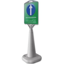 Gatuskylt Stand Waterbase, 33,6x38,7 cm, Grå