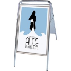 Gatuskylt Expo Sign, 70x100 cm, Silver