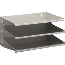 Durable sorteringsfack, 3-delat, grå