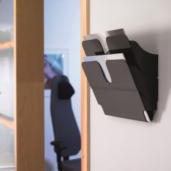 Durable FP Brochureholder | 2 | A4 tværf. | Sort