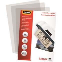 Fellowes Capture 125 mic A4 Lamineringslomme, mat