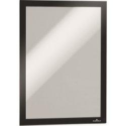 Durable DURAFRAME A4, sort, 2 stk.