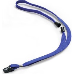 Durable textilhalsband 10 mm, blå