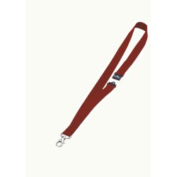 Durable textilhalsband 20 mm, röd