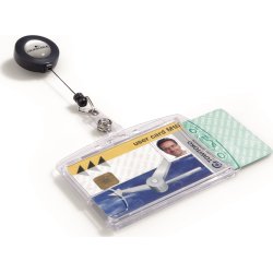 Korthållare Durable Akryl Utdragbar jojo 10 st