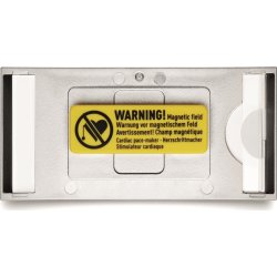 Durable Navneskilt m. magnet | 34x74 mm | 10 stk.